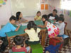 Kindergarten class with June and Dara